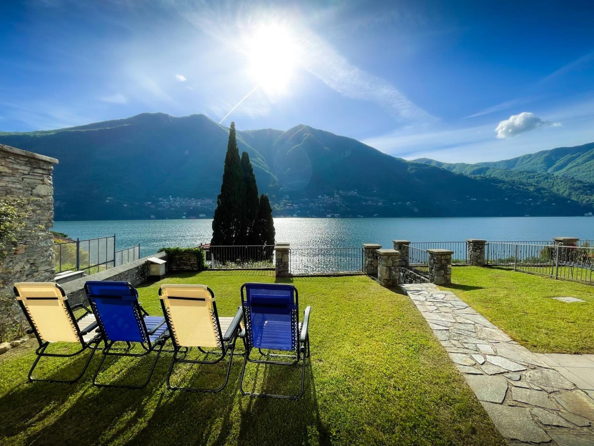 Villa Luminosa Laglio - Private Parking, Garden Exterior foto