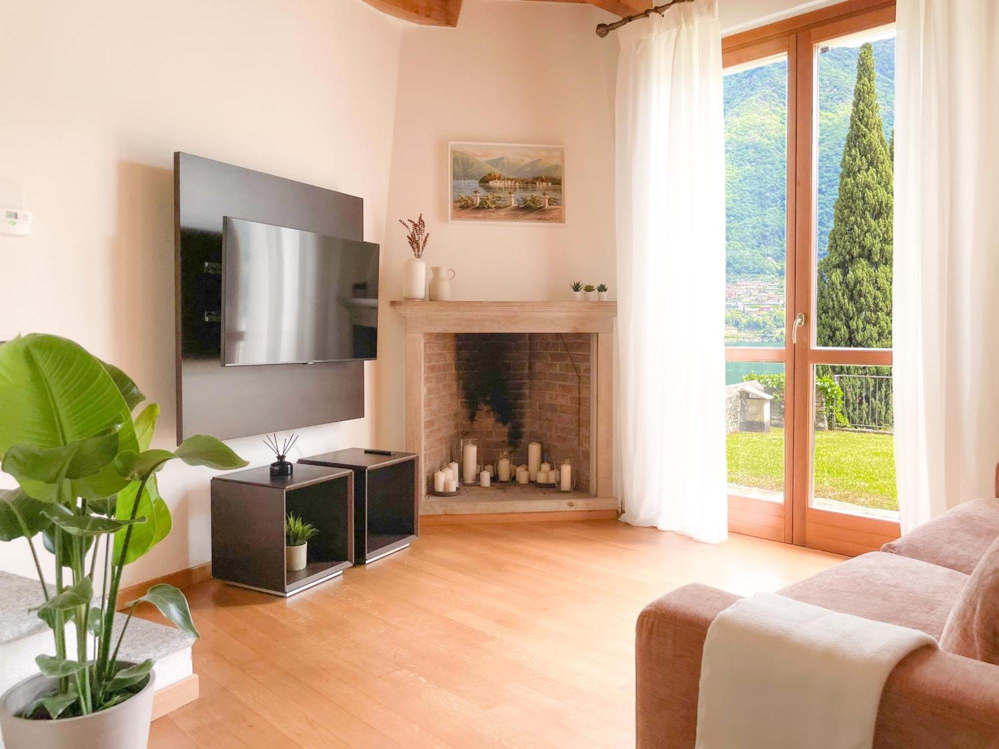 Villa Luminosa Laglio - Private Parking, Garden Exterior foto