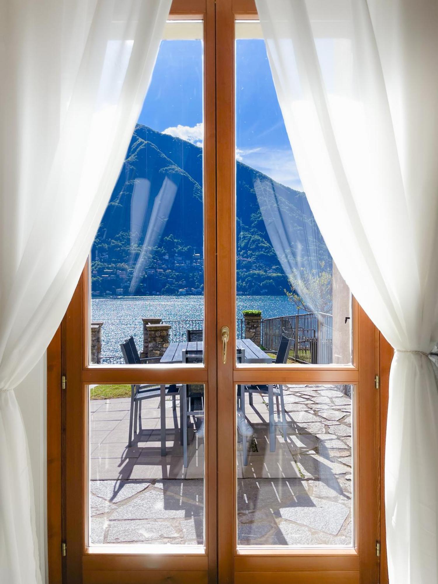 Villa Luminosa Laglio - Private Parking, Garden Exterior foto