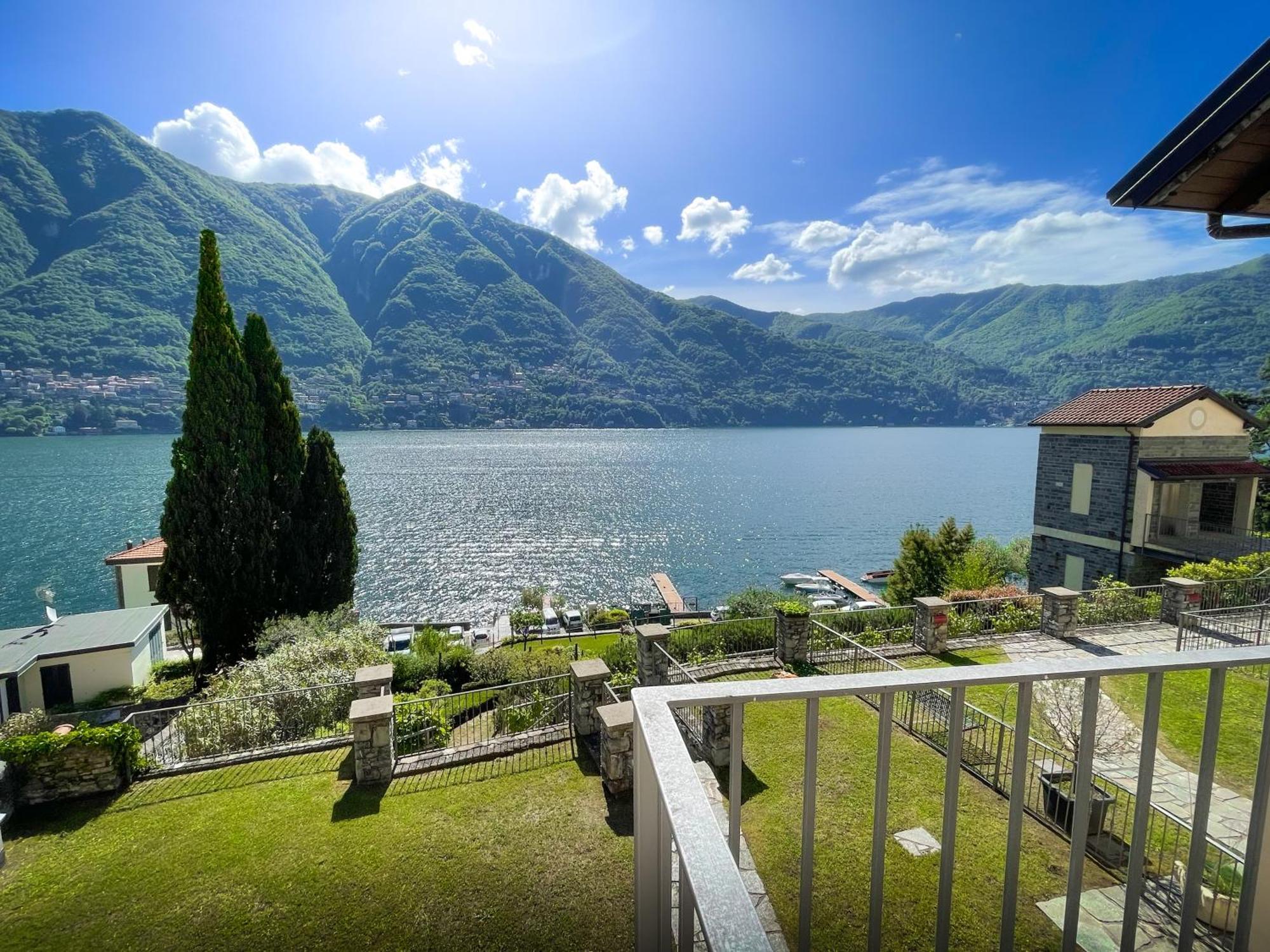 Villa Luminosa Laglio - Private Parking, Garden Exterior foto