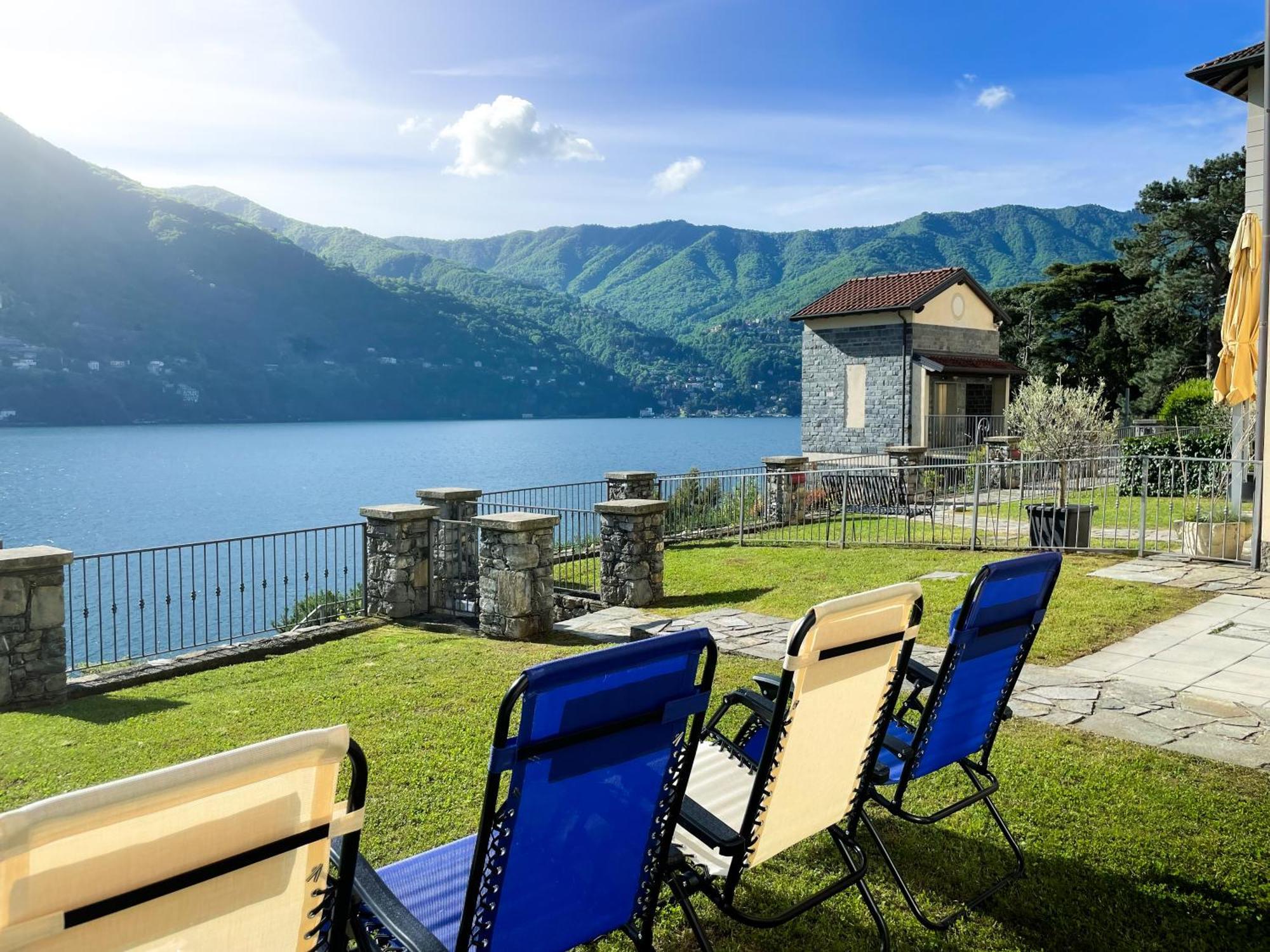 Villa Luminosa Laglio - Private Parking, Garden Exterior foto